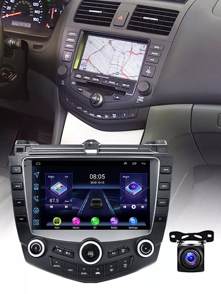9” Android Carplay Car Stereo Radio GPS Navi 2+32GB For 2003-2007 Honda Accord