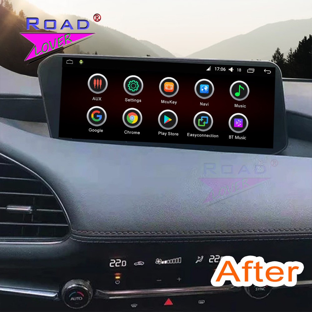 Androind 14.0 Car Stereo Radio for Mazda 3 2020 2021 Auto GPS Navi Carplay 4+64G
