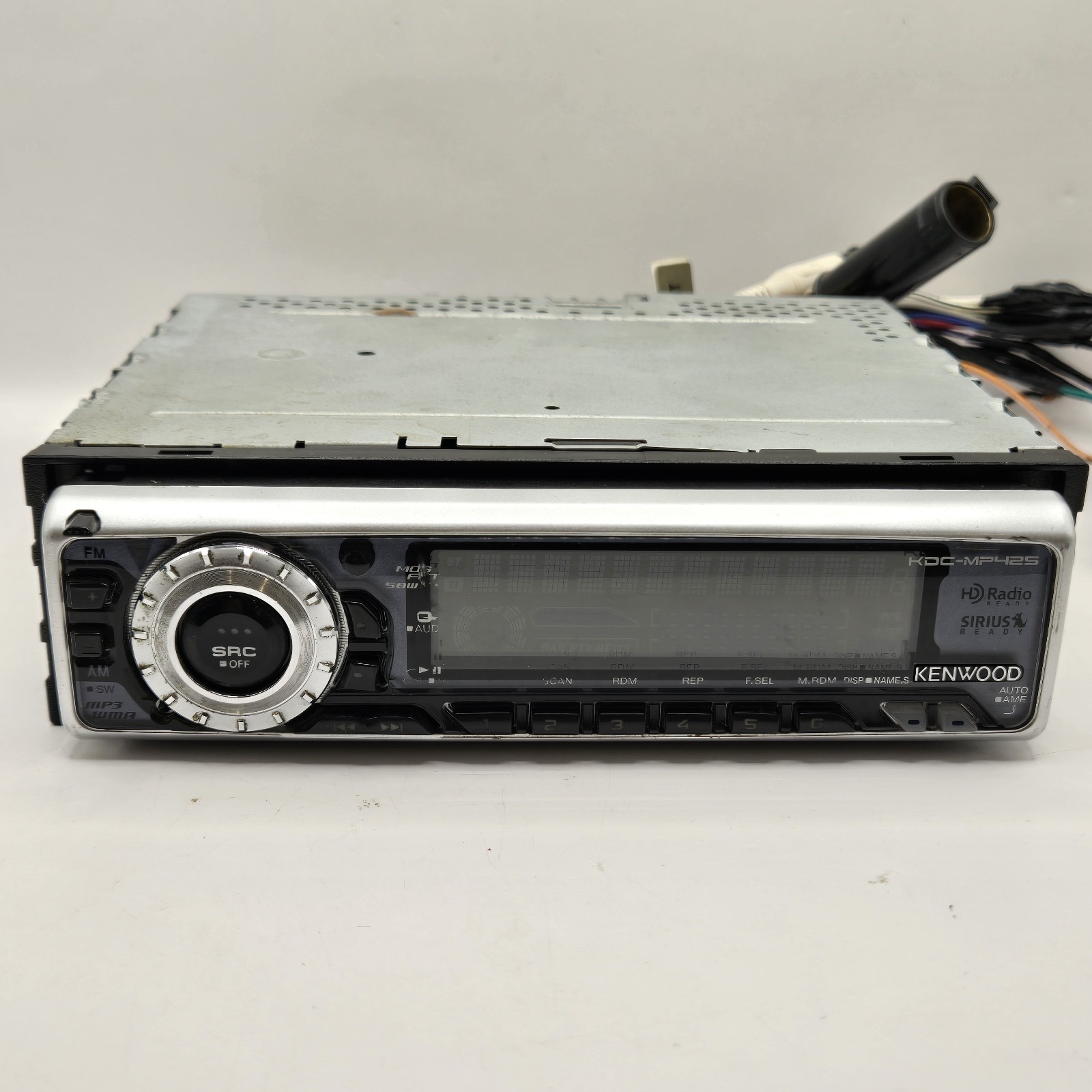 Kenwood KDC-MP425 Sirius Ready Car Stereo CD Radio W/ Detachable Face & Harness