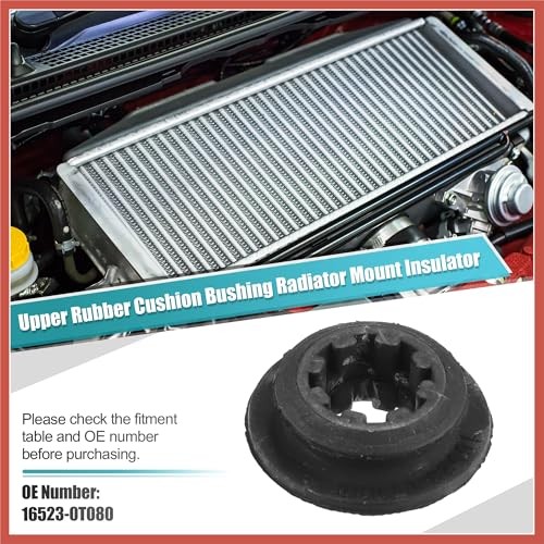 2pcs Upper Rubber Cushion Bushing Radiator Mount Insulator for Toyota Corolla