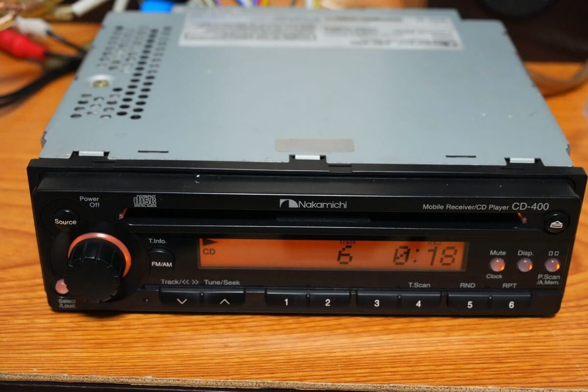 Nakamichi CD400 CD Player AUX Radio Audio Deck Excellent JAPAN