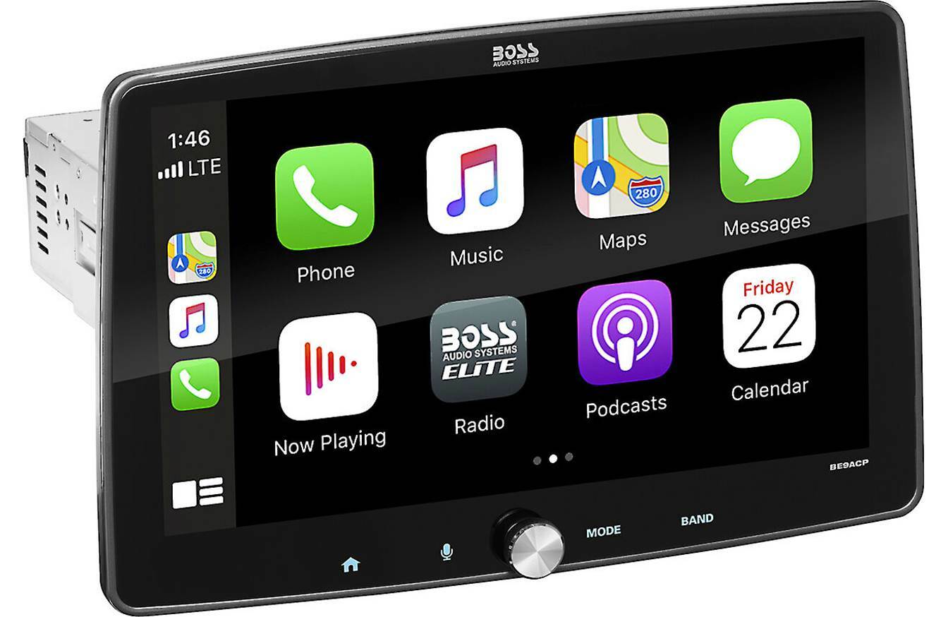 Boss BE9ACP Apple CarPlay Bluetooth Mech-less 9″ Multimedia Car Stereo Player