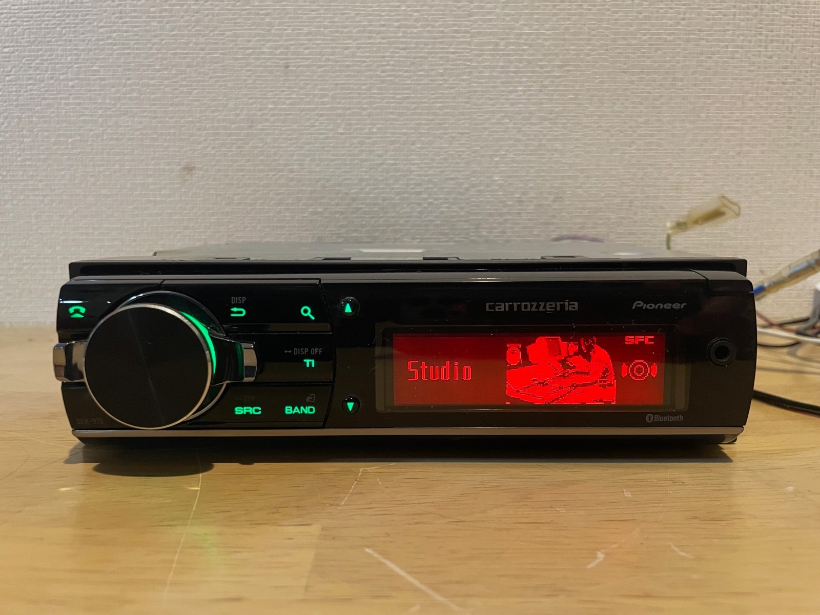 Carrozzeria Pioneer DEH-970 1DIN CD/Bluetooth/USB/AUX Car Audio Tested Working