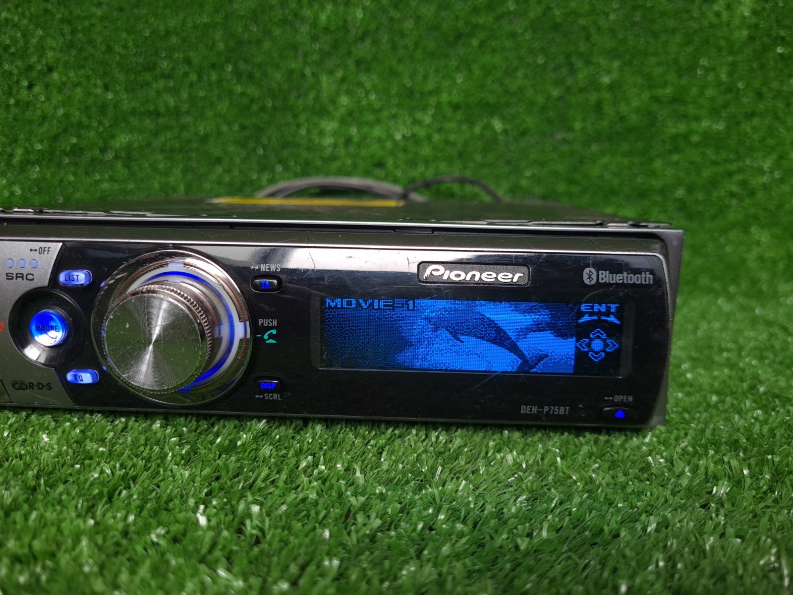 Pioneer Deh-p75bt Dehp75bt Car Radio Movie Dolphin Man Surfing Rocket Launching