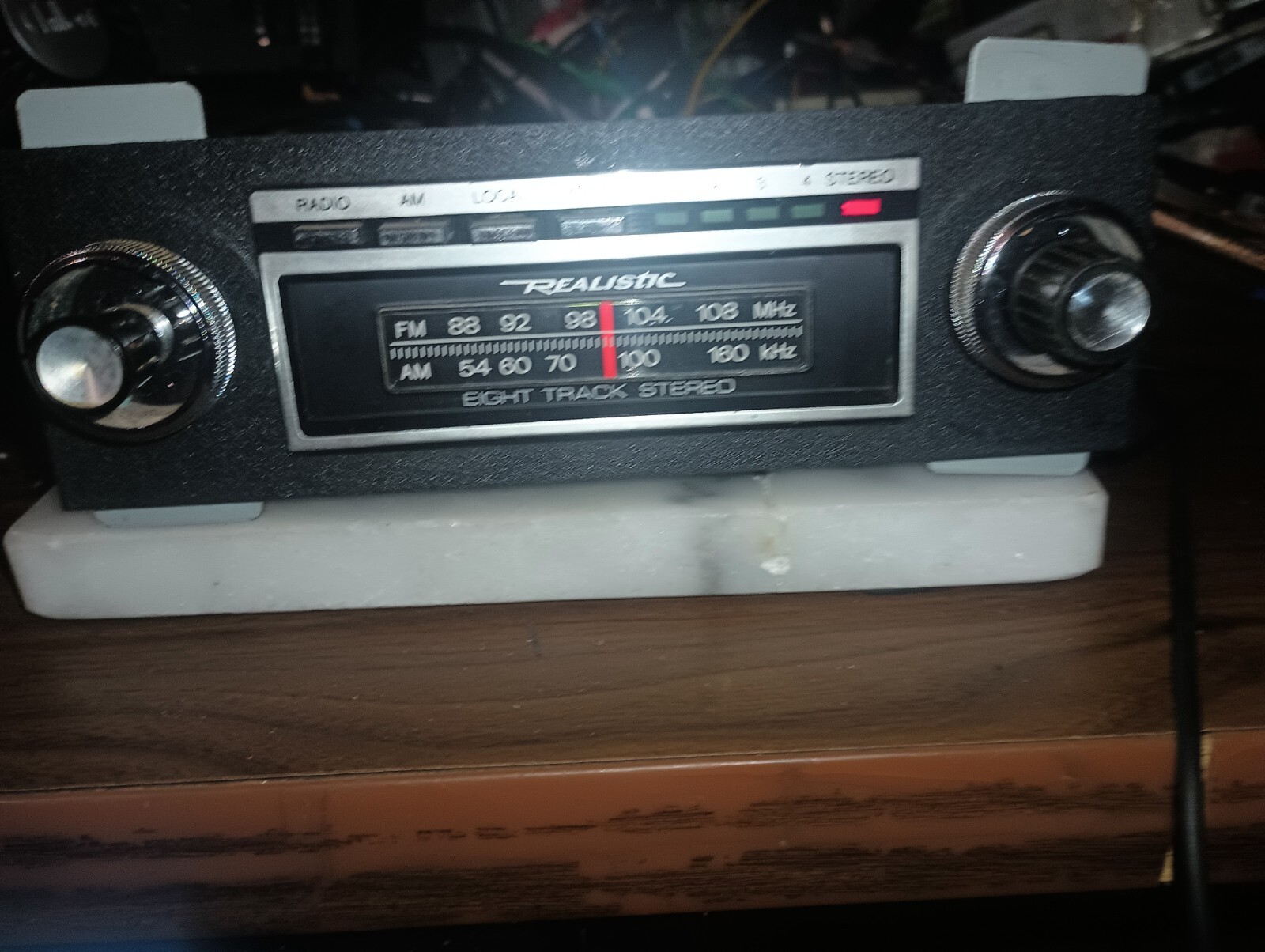 VTG Old School Realistic Combo 8 Track Car Stereo Graphic Equalizer Audio EQ