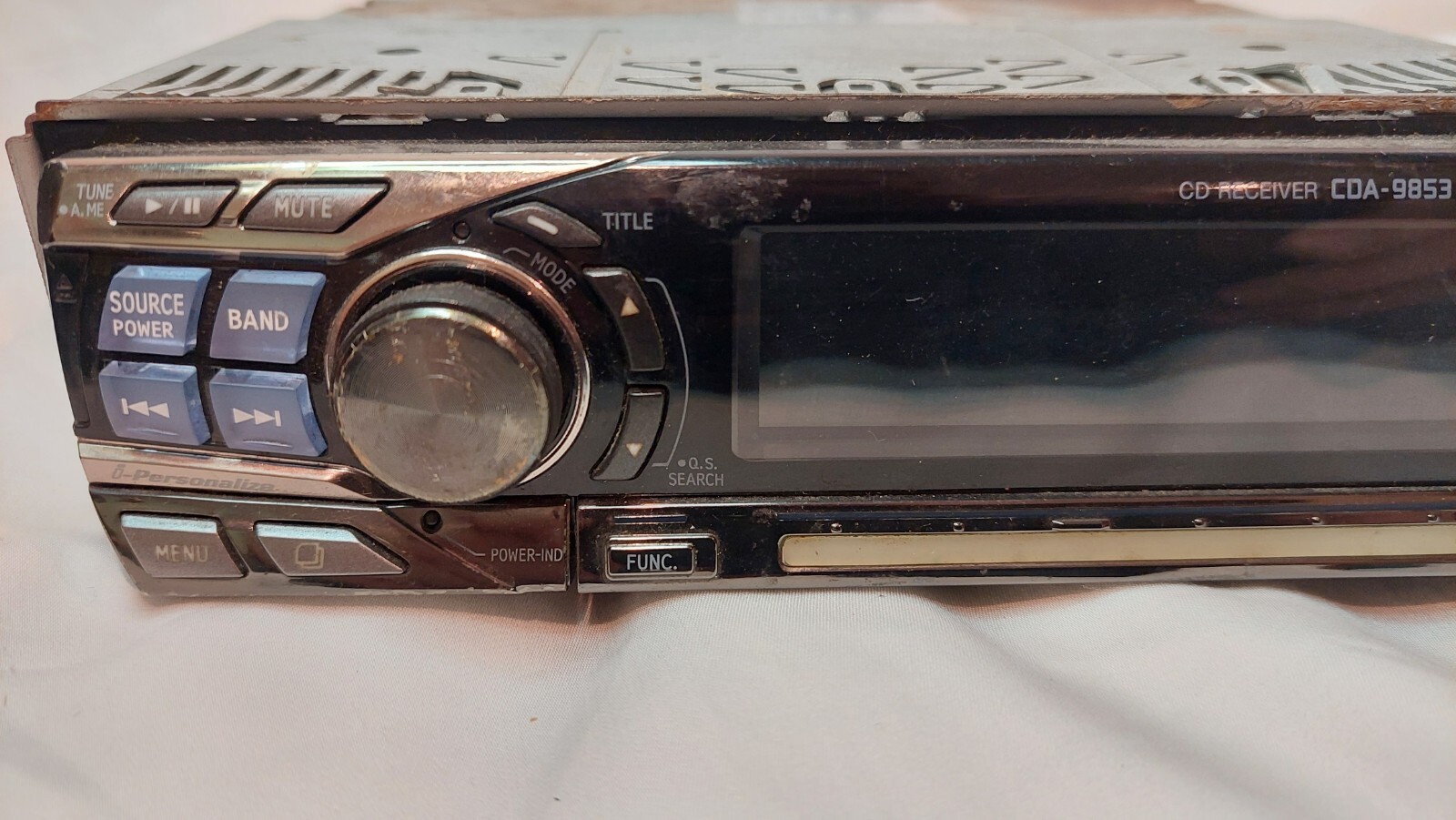 Alpine CDA-9853 MP3/WMA CD Receiver Deck
