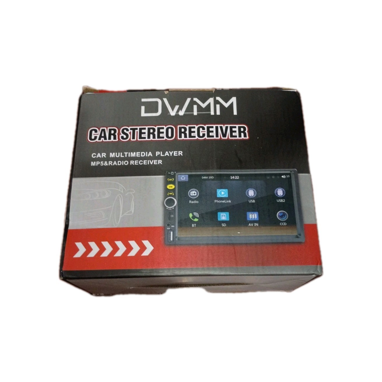 DWMM Car Stereo Receiver 7″Touchscreen Bluetooth CarPlay Android Auto MP5 Player