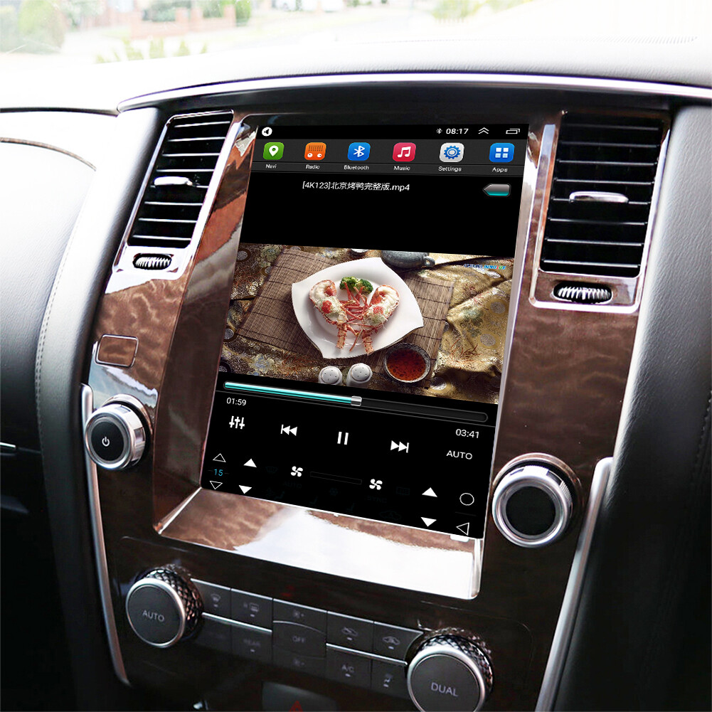 Android system multimedia DVD player For Nissan Patrol Y62 2016 navigation GPS