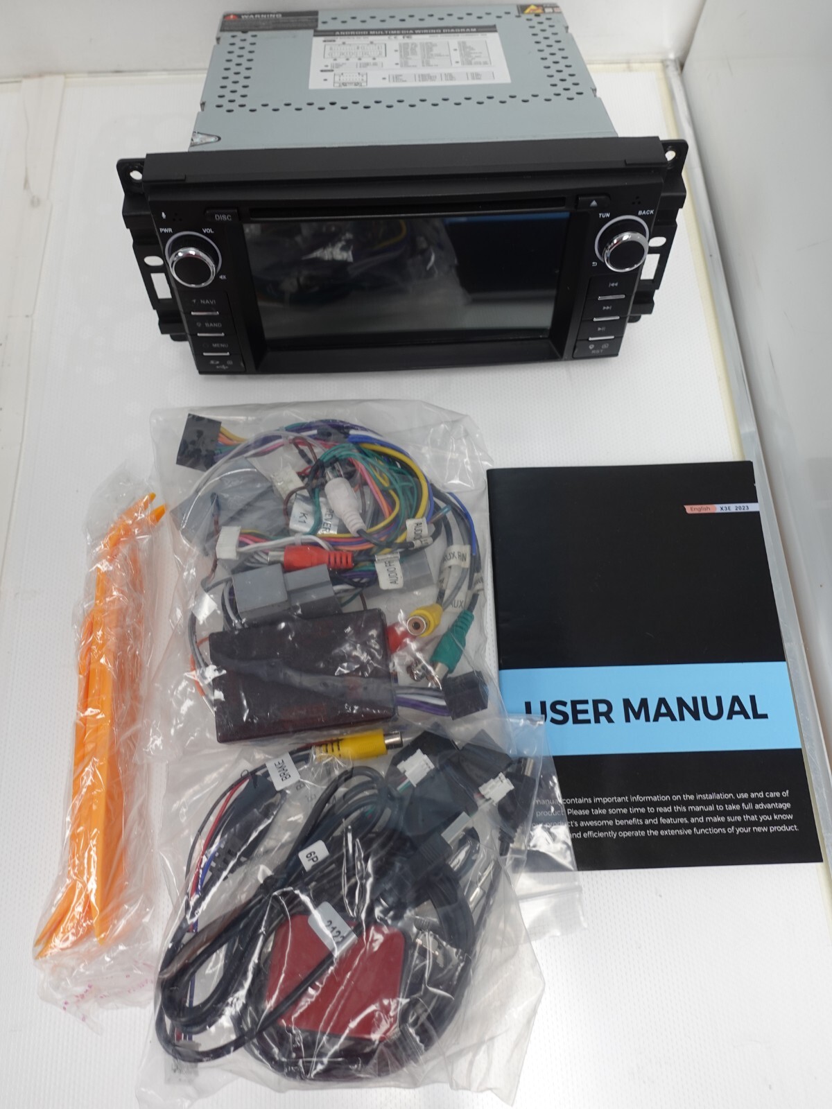 SWTNVIN Car Stereo Radio DVD Player X3E 2023 Used