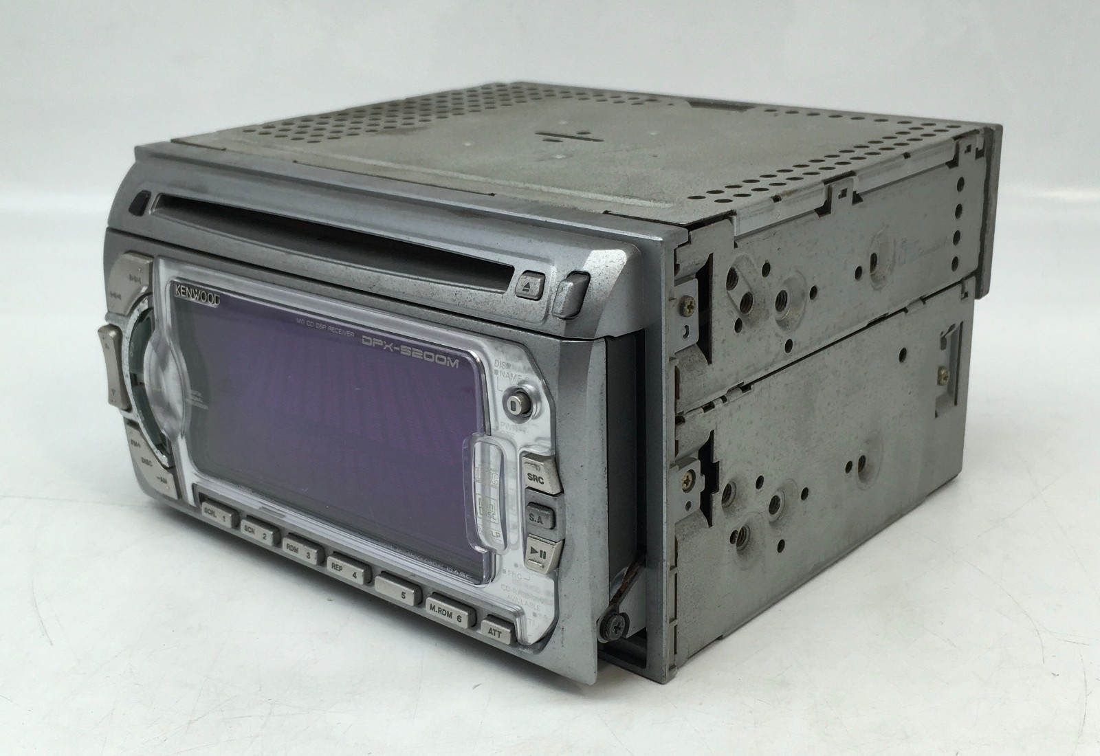 KENWOOD DPX-5200M 2DIN Car Audio CD MD AM FM Player Tested Working Vintage