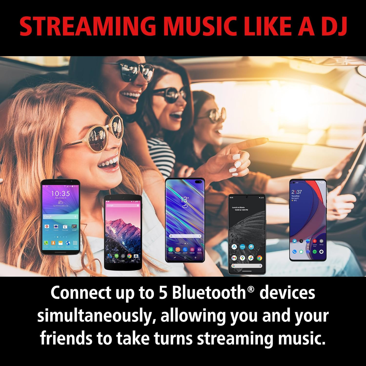 KD-X38MBS Car & Marine Digital Media Receiver with Bluetooth, USB, Siriusxm Read