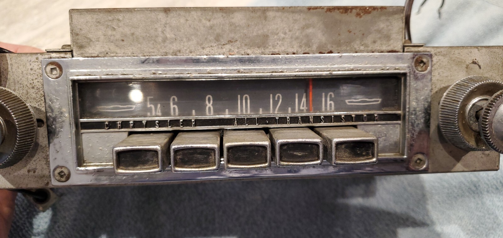 1963 1964 Chrysler Newport 300 transistor radio used original condition Mopar