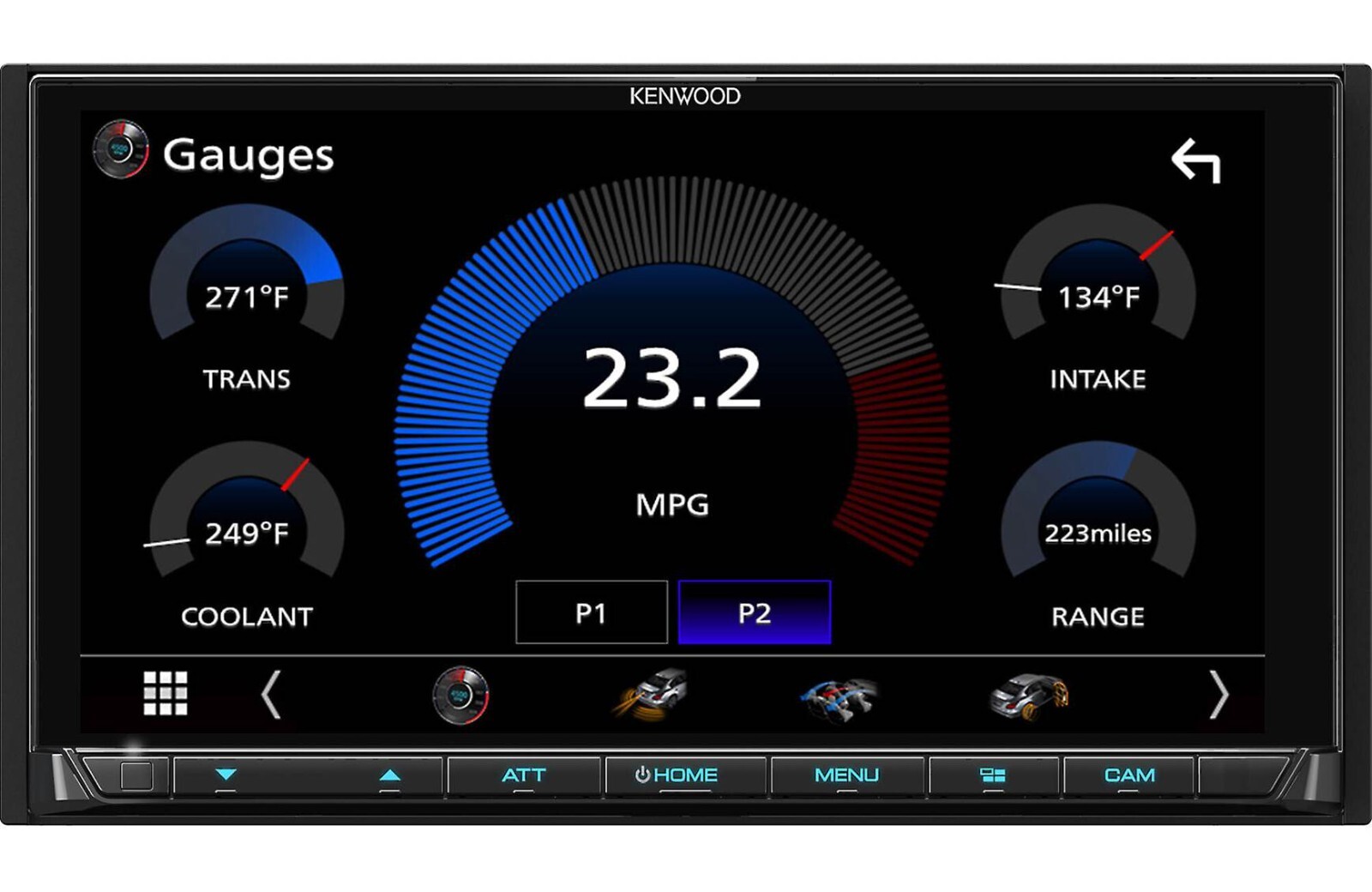 KENWOOD DMX958XR 6.8″ AM FM HD CarPlay, Android Auto, Deluxe CMOS-740HDLP Camera