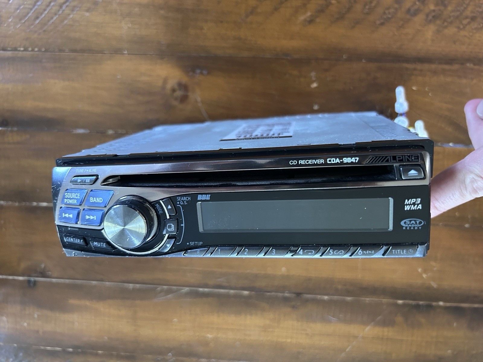 Alpine CDA-9847 Car CD/WMA/MP3 Player Untested