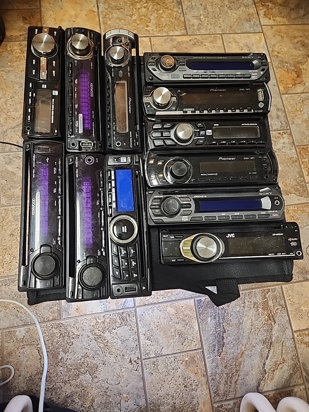 faceplate car stereo radio Sony,pioneer,Dual,jvc,kenwood (12face)