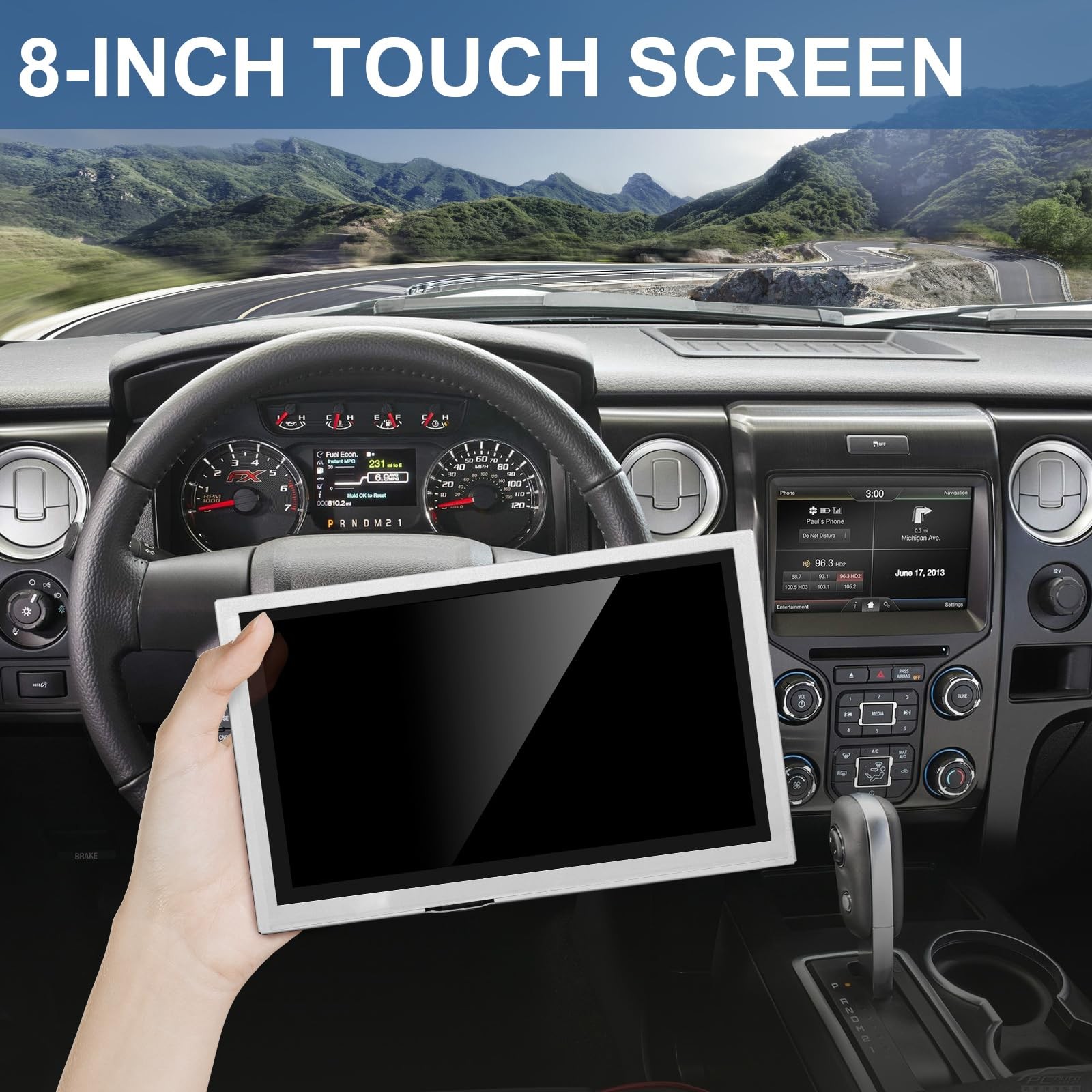 DB5T-18B955-FA 8″ Sync 2 Touch Screen F250 F350 Edge 11-15