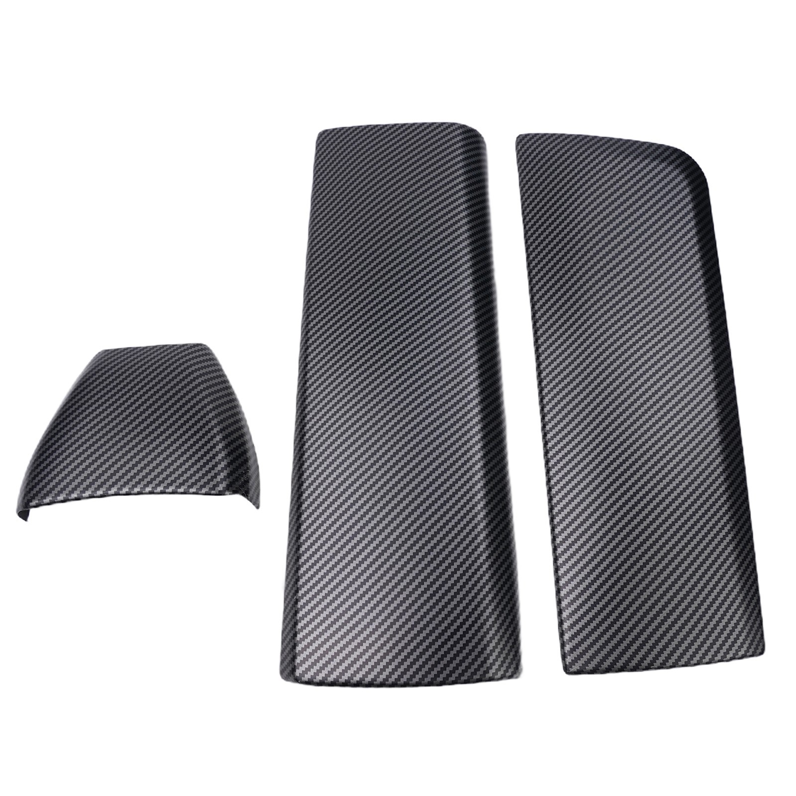 For Benz ML350 X166 W166 Carbon Fiber Texture Console Armrest Panel Cover Trim