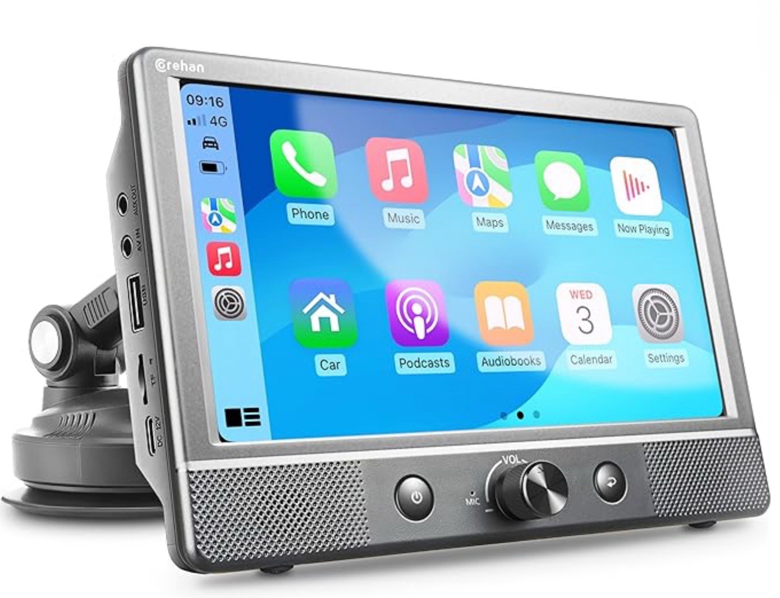 Bluetooth Car Stereo Touch Screen Wireless Apple Carplay Android Backup Cam 7”