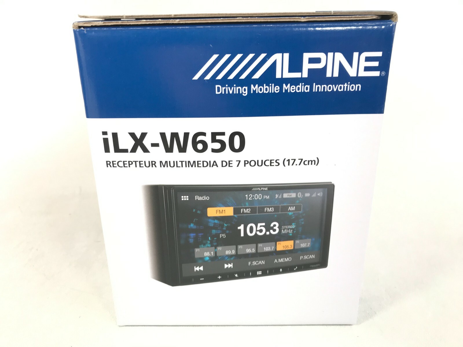 Alpine iLX-W650 Bluetooth Multimedia Player Apple CarPlay Android Auto 6Ch 4v 7″