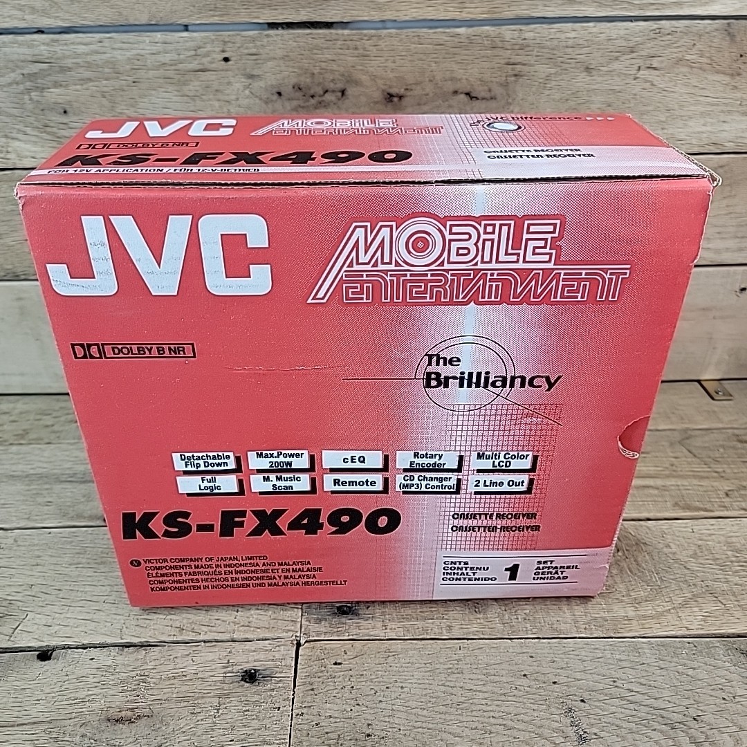 JVC KS-FX490 Cassette Reciever BOX ONLY For Audiophiles!