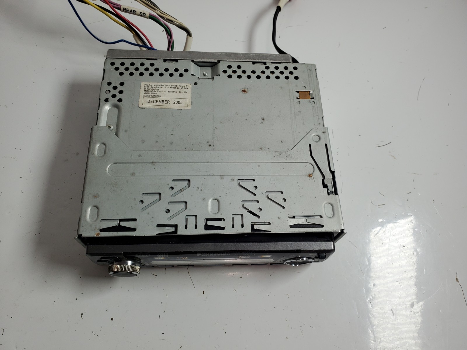 Panasonic CQ-C3303U Single DIN Car MP3 CD Player – Missing Trim – TESTED