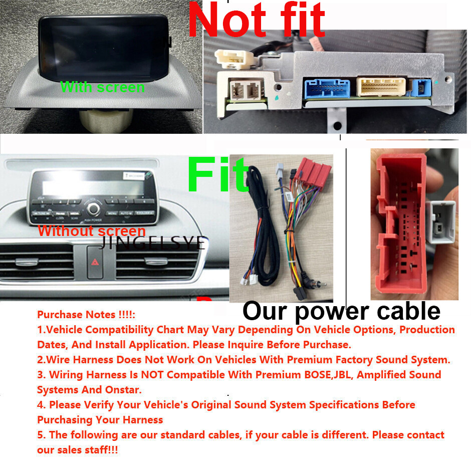 For Mazda 3 2014-2018 Car Stereo Radio Android 12 Apple Carplay GPS Navigation