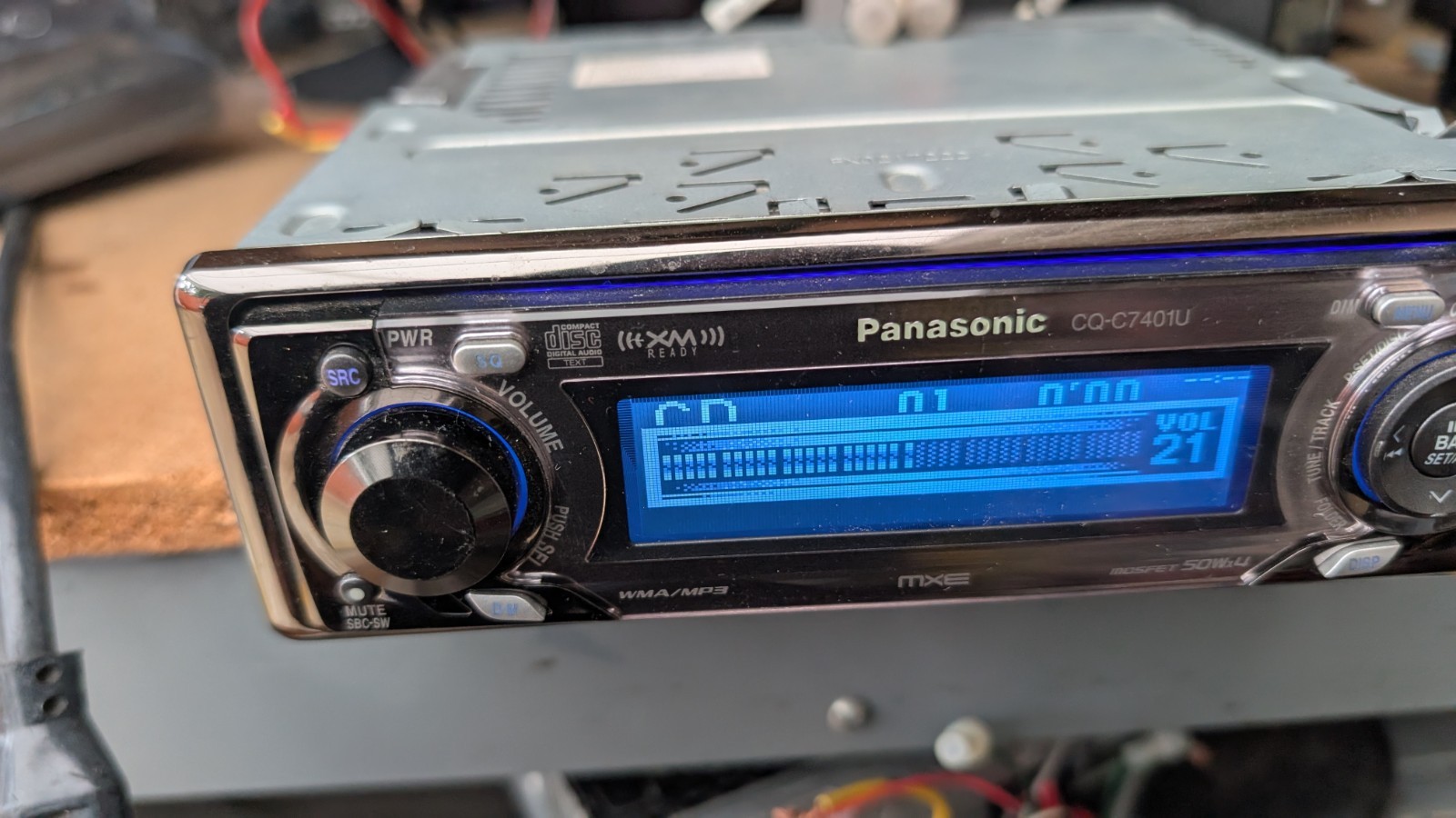 Panasonic CQ-C7401U Car Stereo Used With Bluetooth Auxiliary 🐠🐟
