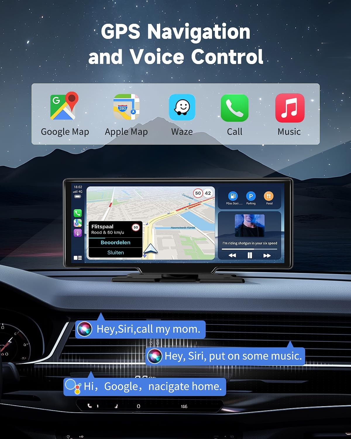 Largest 11.5″ Wireless Apple CarPlay Screen for Car–Upgrade Carplay