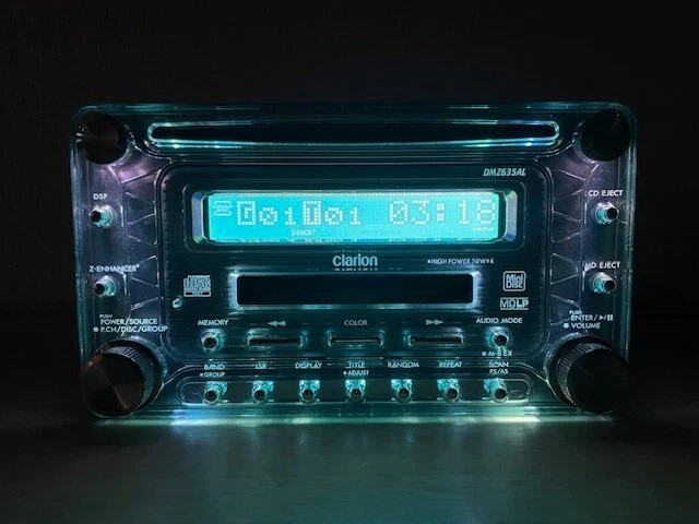 Clarion ADDZEST DMZ635 2DIN CD MD Car Audio Player JDM Tested
