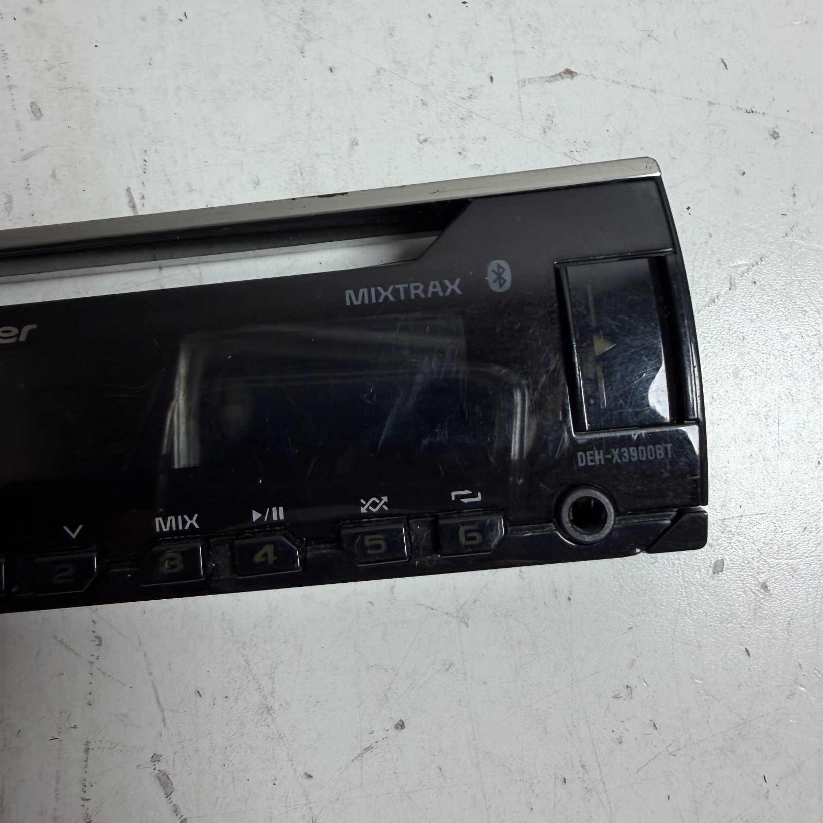 Pioneer Mixtrax DEH-X3900BT Black Bluetooth CD USB Car Stereo Faceplate