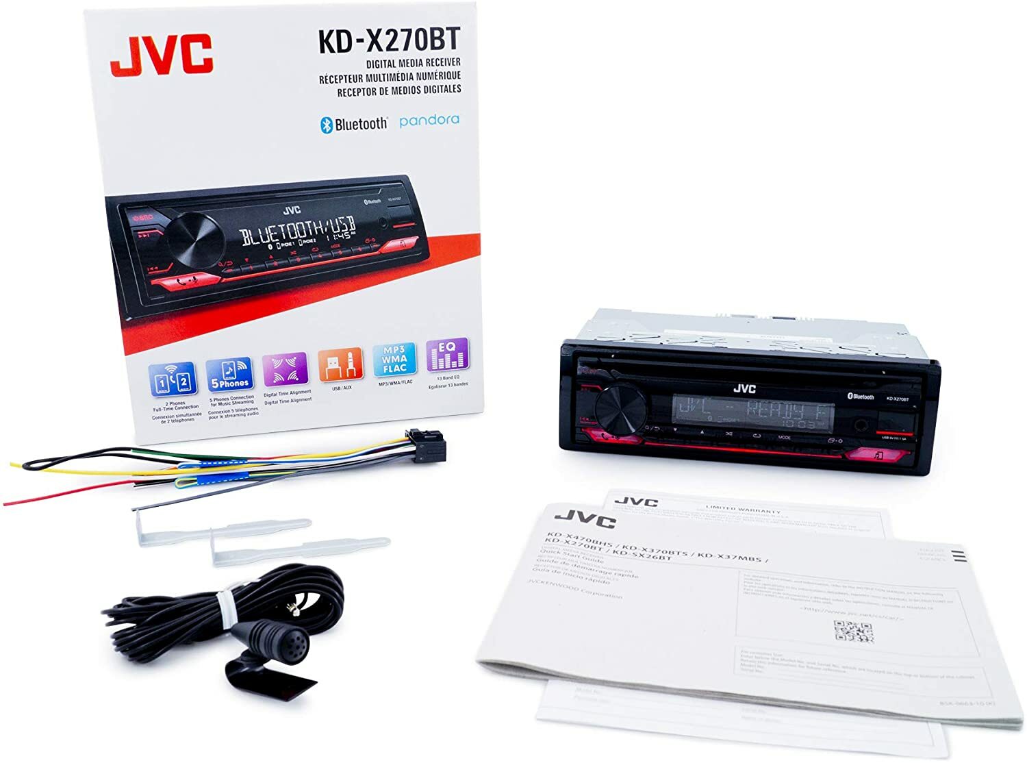 JVC Stereo + Install kit Radio 4″x6″ Speakers For 1988-1994 GM C/K 1500, 2500 RD