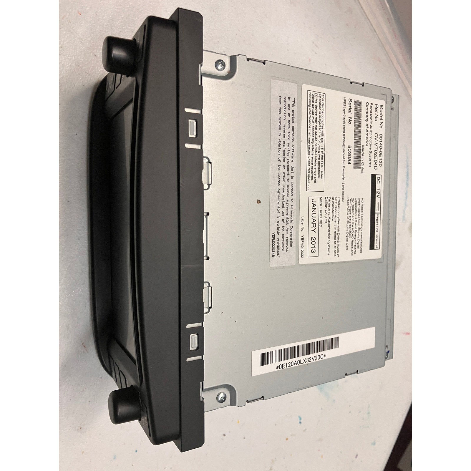 Toyota Highlander JBL Radio CD 86140-0E120 Panasonic Harman Extension Box BE2729