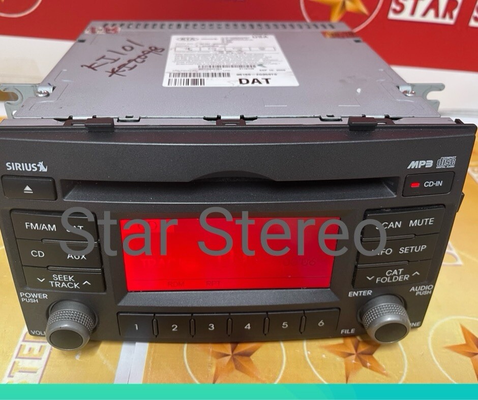 09 10 Kia Optima AM FM XM CD radio receiver OEM 96160-2G950T0 KI101BU