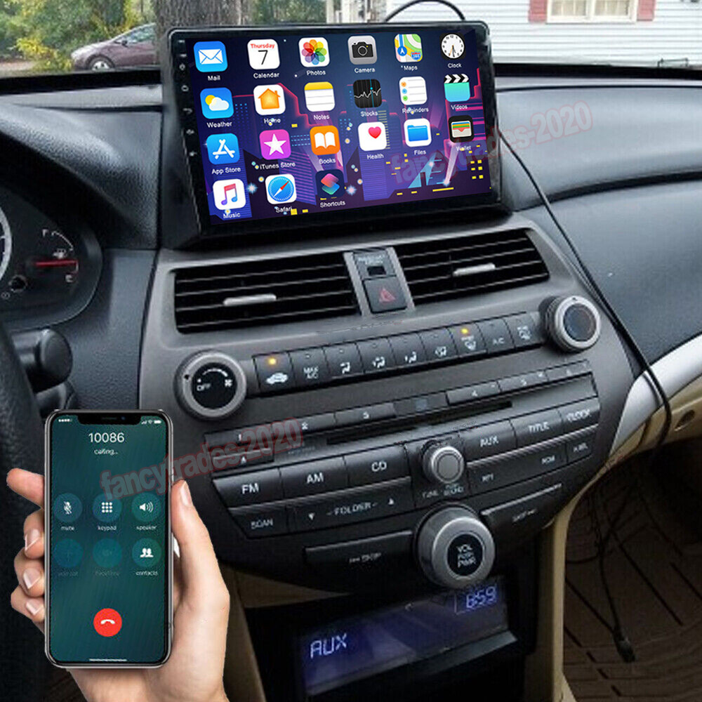 For Honda Accord 2008-2013 Android 15 2+32GB Car GPS Stereo Radio Apple Carplay