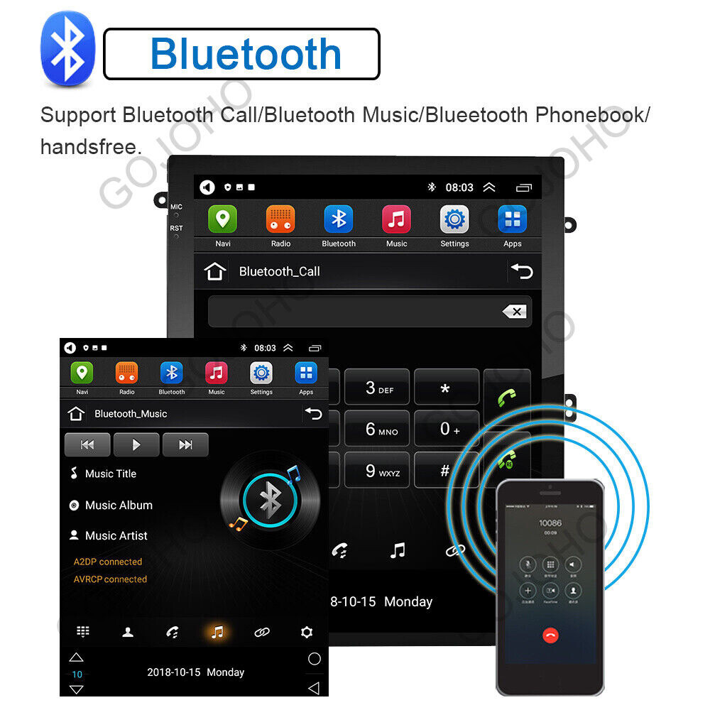 For 2006-11 Toyota Camry Radio Apple CarPlay Android 13 Car Stereo Touch Screen