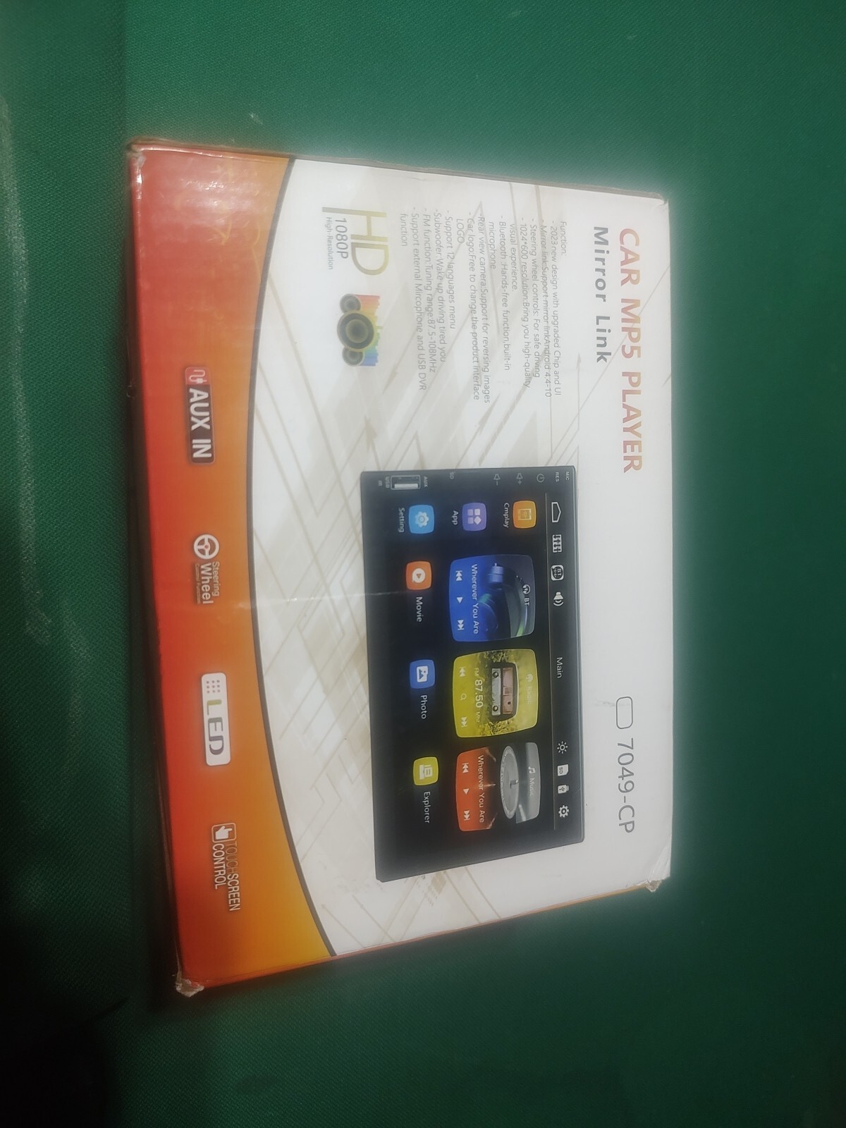 Car MP5 Player Mirror Link 7049-CP