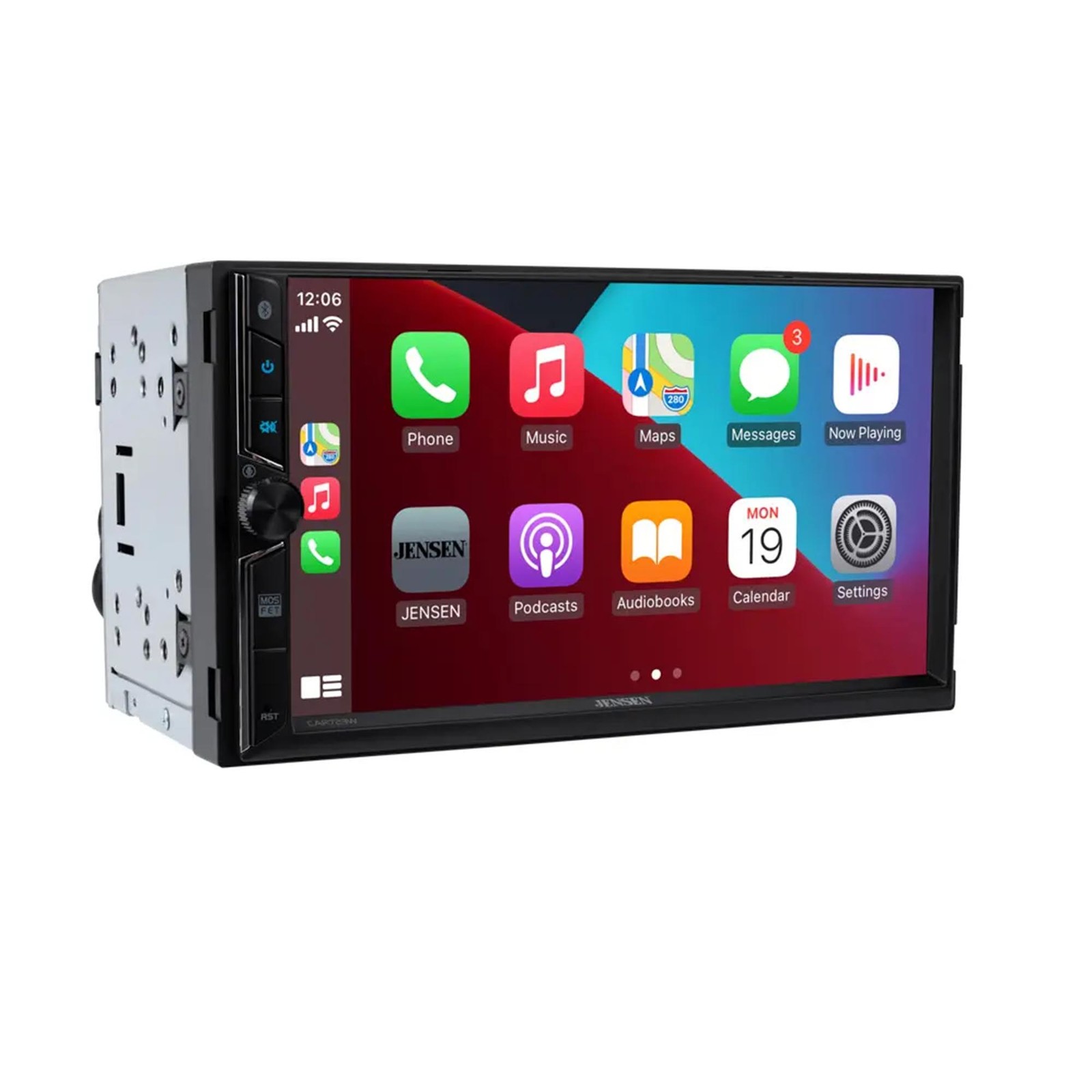 Jensen CAR723W 7″ Digital Media Receiver, Apple & Android Compatible