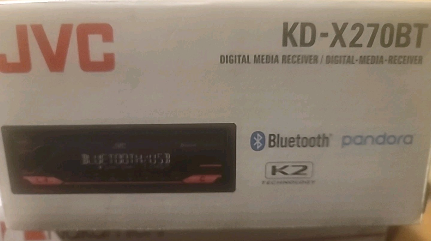 JVC KD-X270BT MP3 Digital Media Player Bluetooth iHeart Radio Pandora Spotify