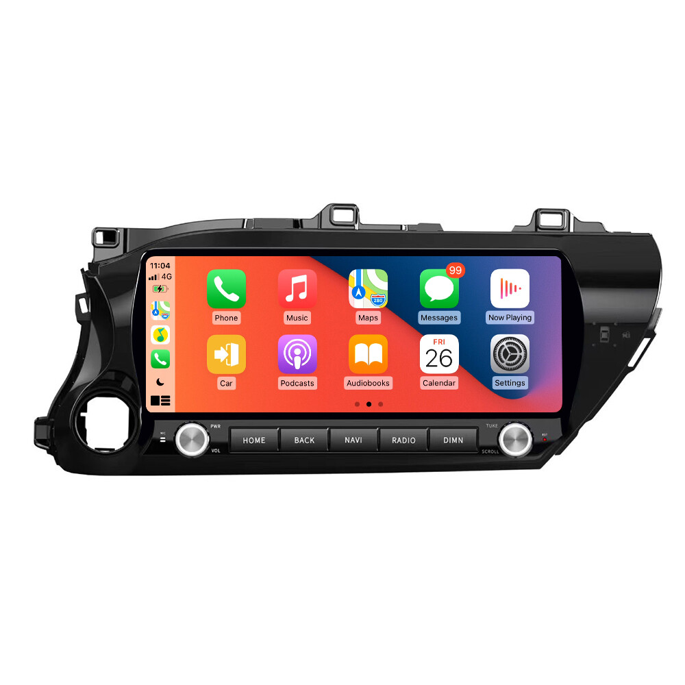12.3Inch Android Stereo For Toyota Hilux 2015-2023 Car Radio GPS Audio BT 4+64G