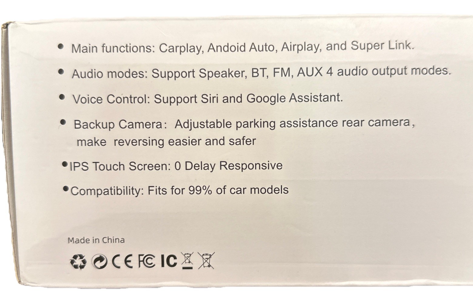 🔥Portable Car Screen 10.26″ Screen Carplay And Android Auto Dash Cam Backup DVR