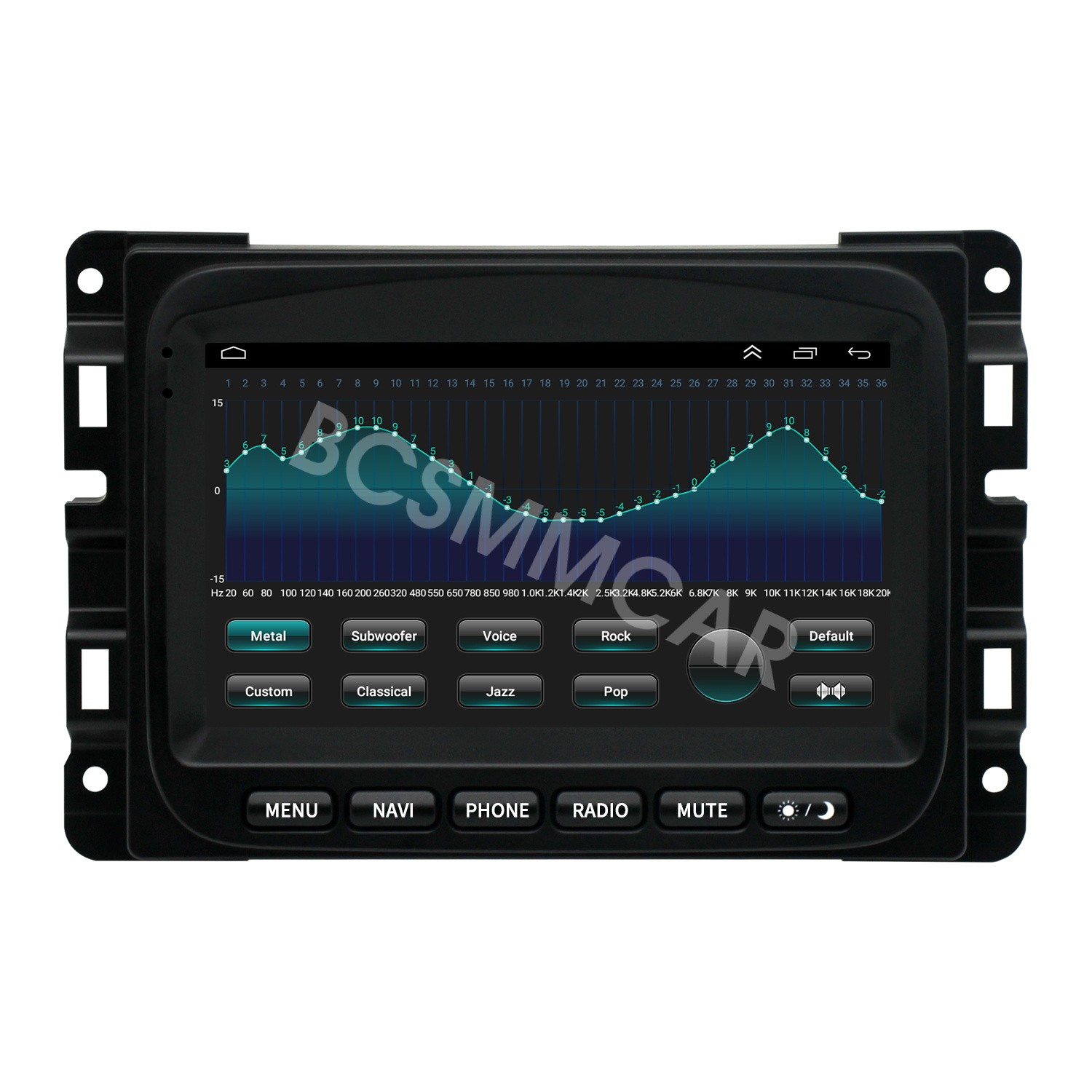 Android 15 Car MP5 Player WIFI BT 4+32G FM/RDS Fit For Jeep Renegade 2015-2022