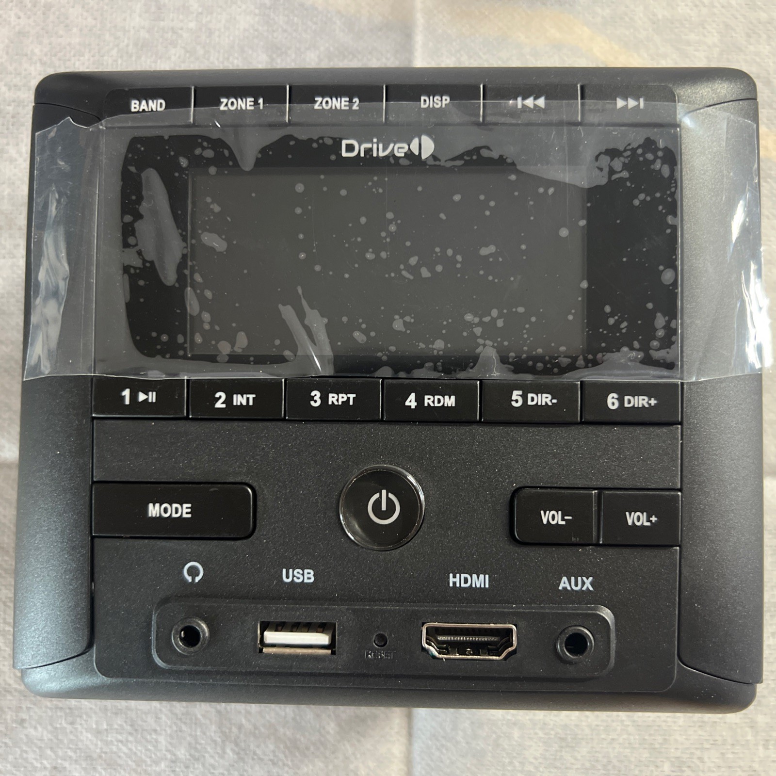 Drive BT105 RV Stereo AM/FM Radio Bluetooth Aux-in HDMI 4-Channel 2 Zones USB