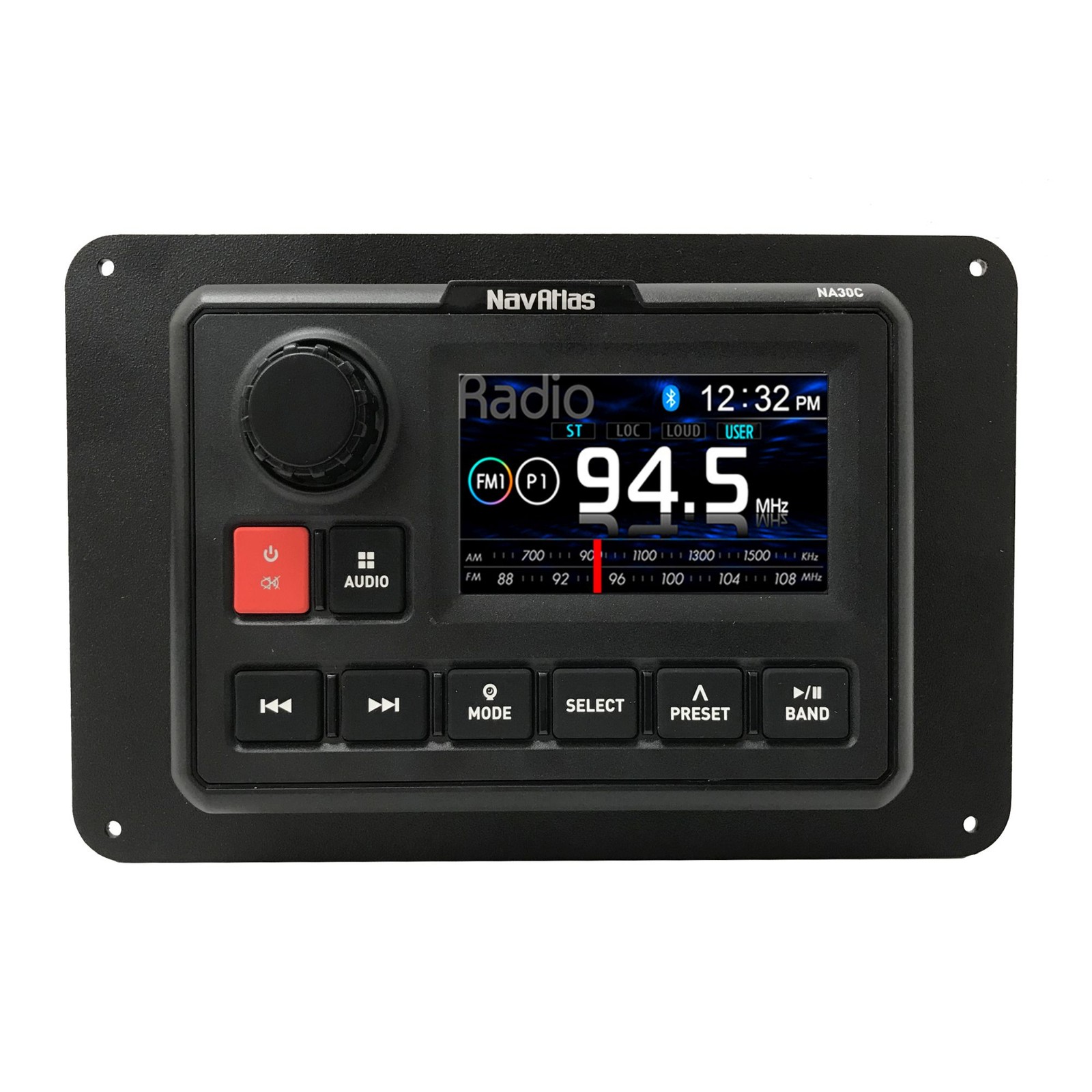 NavAtlas RZR1ZONE2 – NA30C Source Unit + Kick-Panel Speakers Kit