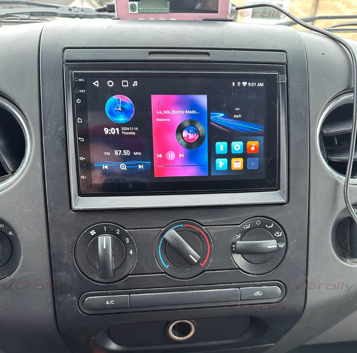 For 2004-2008 Ford F150 Dash Radio Stereo GPS Head Unit Apple CarPlay bt +Camera