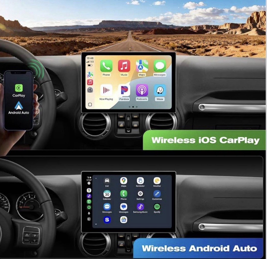 11.5 Inch Android Car Radio for Jeep Wrangler JK 2007-2018, Bluetooth, GPS