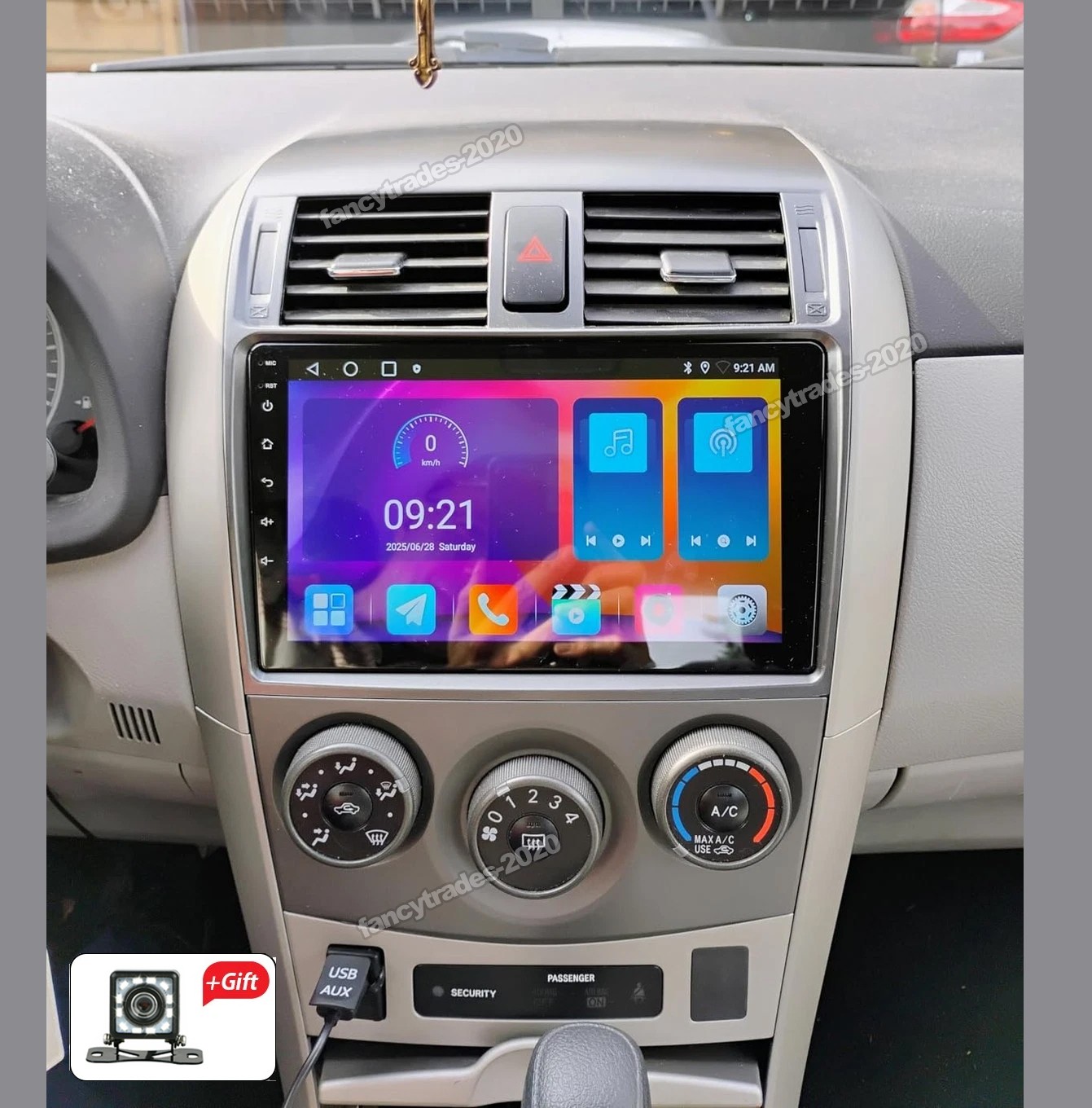 For 2009-2013 Toyota Corolla Android 15 Car Stereo Radio GPS Carplay WIFI 2+32GB