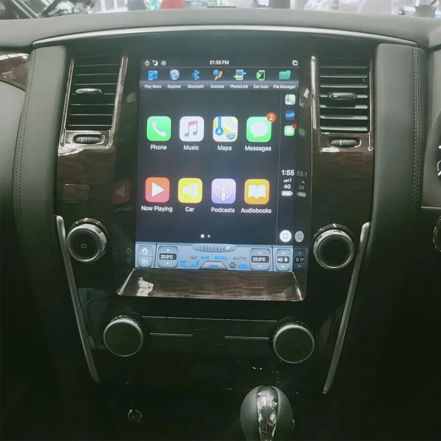 12.1″ USED Tesla Style Car Radio Stereo CARPLAY GPS For 2014-2021 Nissan Armada
