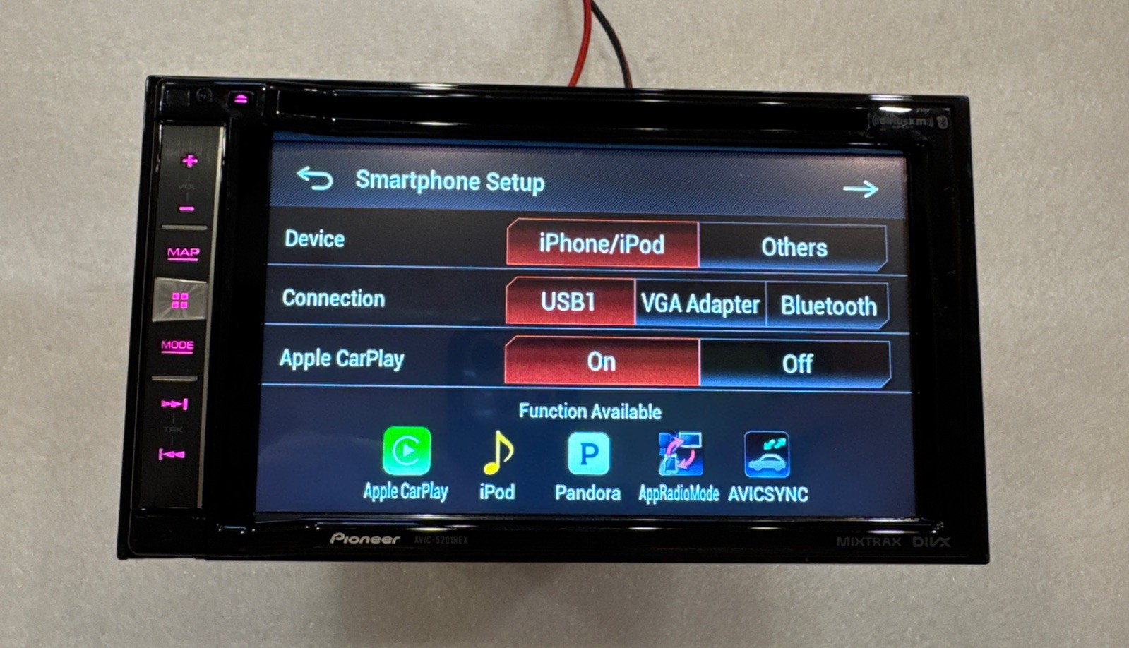 PIONEER AVIC-5201NEX Navigation Bluetooth Apple Android Radio Usb Cd Dvd Player