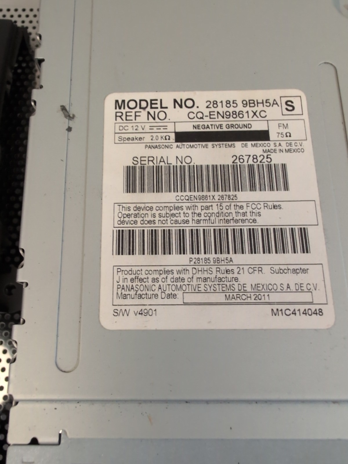 Multi Disc Stereo For 2011 Nissan Frontier