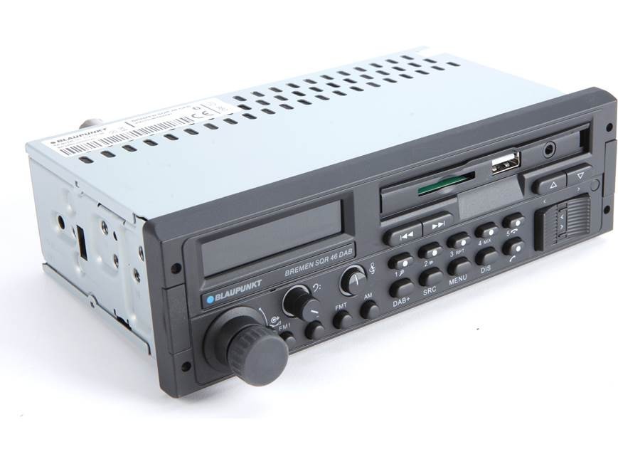 BLAUPUNKT BREMEN SQR 46 DAB / RETRO SINGLE DIN CAR RADIO W/ BLUETOOTH/ DAB/ USB+